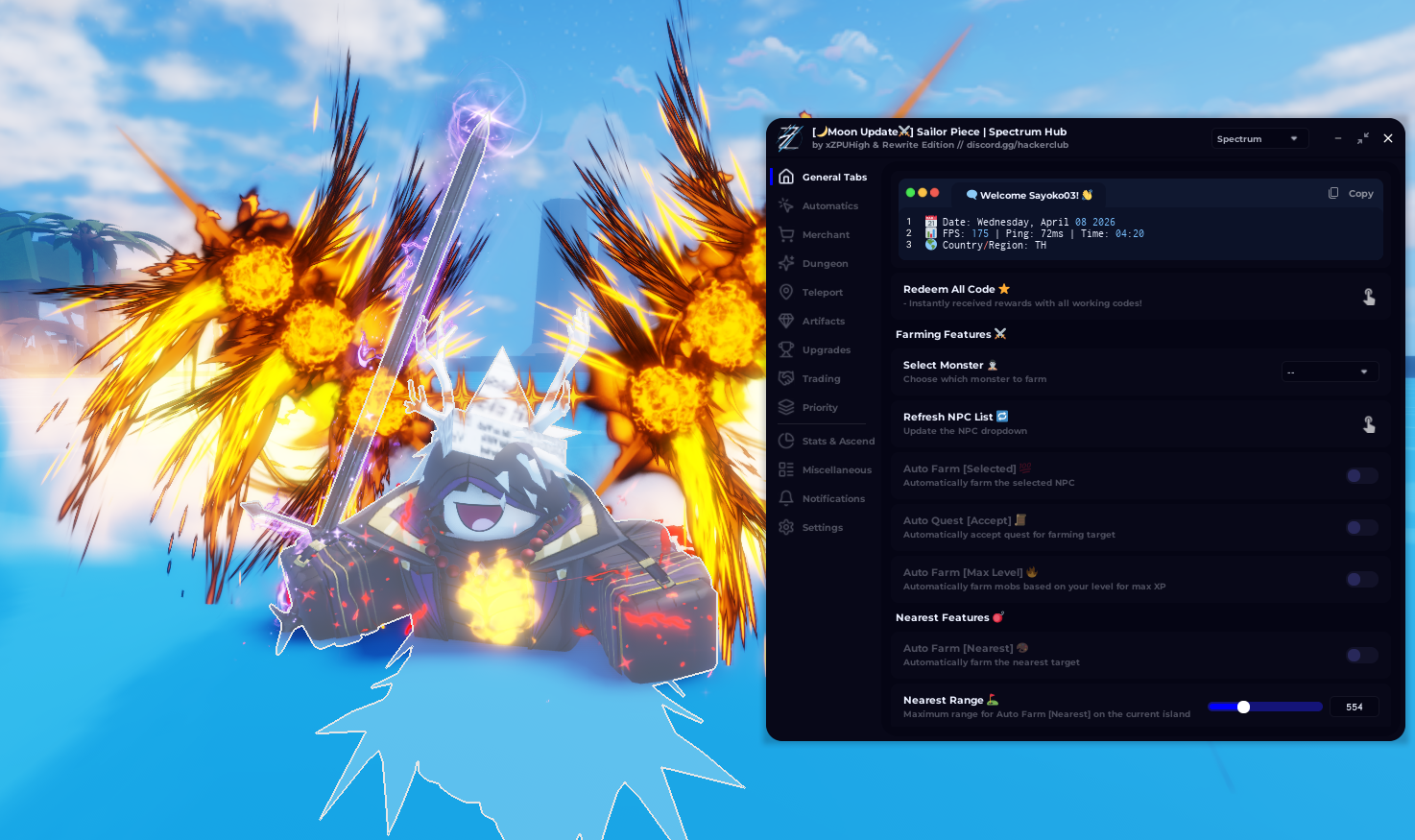 Blox Fruits showcase art